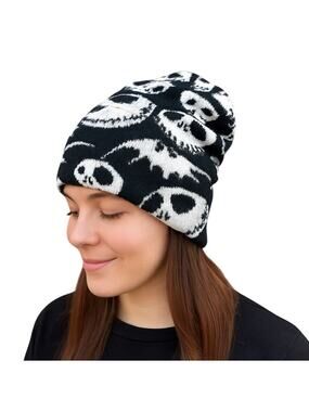 Disney Nightmare Before Christmas Jack Skellington Knit Beanie Bioworld